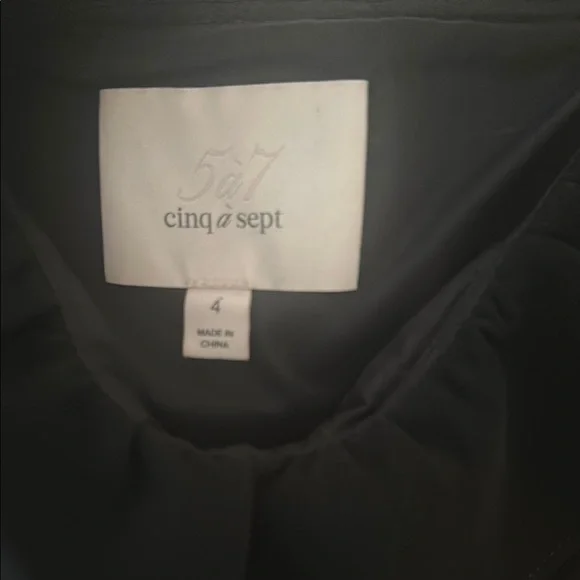 Cinq a Sept Black Opalina Dress - Picture 6 of 6